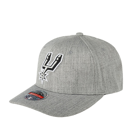 Бейсболка MITCHELL NESS арт. HHSS3273-SASYYPPPGYHT San Antonio Spurs NBA (светло-серый)