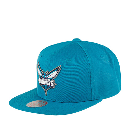 Бейсболка MITCHELL NESS арт. 6HSSJS19078-CHOTEAL Charlotte Hornets NBA (бирюзовый)