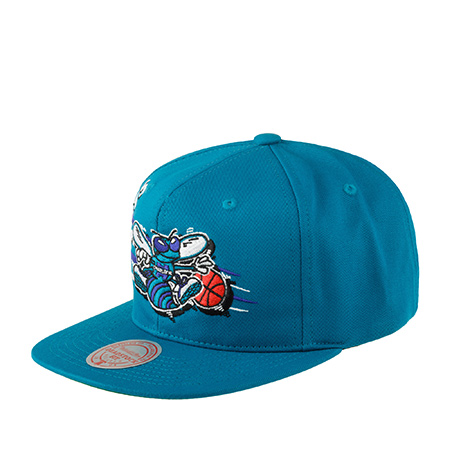Бейсболка MITCHELL NESS арт. 6HSSSH21229-CHOTEAL Charlotte Hornets NBA (темно-бирюзовый)