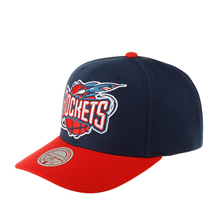 Бейсболка MITCHELL NESS арт. 6HSSSH21398-HYRD Houston Rockets NBA (темно-синий / красный)