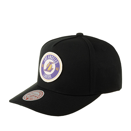 Бейсболка MITCHELL NESS арт. HP8400-LALBLCK Los Angeles Lakers NBA (черный)
