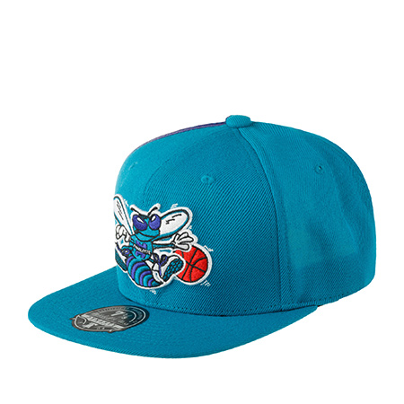Бейсболка MITCHELL NESS арт. HHSF2990-CHOYYPPPTEAL Charlotte Hornets NBA (бирюзовый)