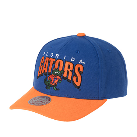 Бейсболка MITCHELL NESS арт. HHSS6640-UFLYYPPPBLUE University Of Florida NCAA (синий / оранжевый)