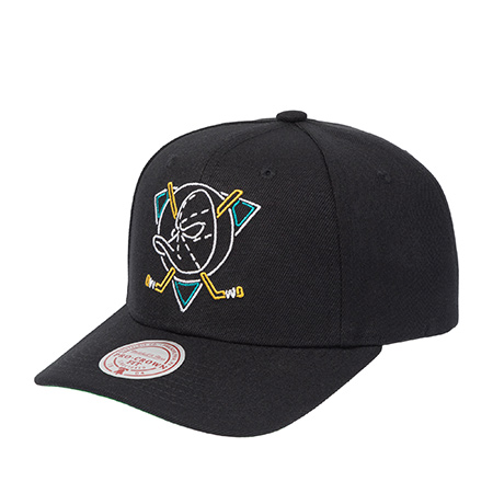 Бейсболка MITCHELL NESS арт. HP9573-ADUBLCK Anaheim Ducks NHL (черный)