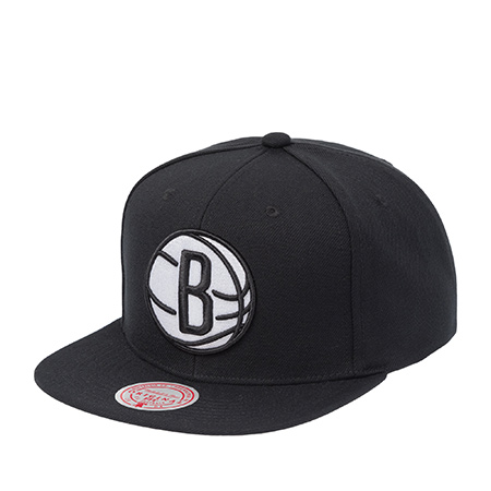 Бейсболка MITCHELL NESS арт. HS8547-BNEBLCK Brooklyn Nets NBA (черный)