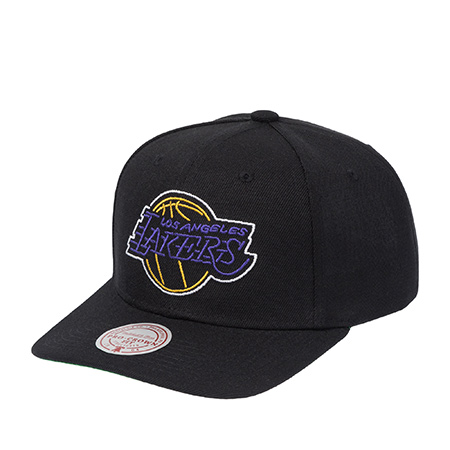 Бейсболка MITCHELL NESS арт. HP9576-LALBLCK Los Angeles Lakers NBA (черный)