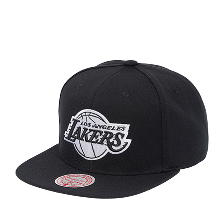 Бейсболка MITCHELL NESS арт. HS8547-LALBLCK Los Angeles Lakers NBA (черный)