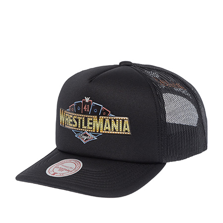 Бейсболка MITCHELL NESS арт. HT13277-WRTBLCK Wrestlemania WWE (черный)