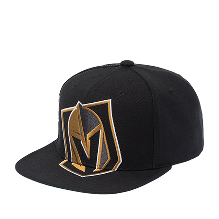Бейсболка MITCHELL NESS арт. HS10520-VGKBLCK Vegas Golden Knights NHL (черный)