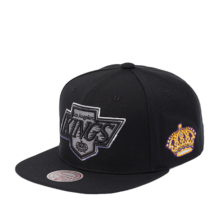 Бейсболка MITCHELL NESS арт. HS11482-LAKBLCK Los Angeles Kings NHL (черный)