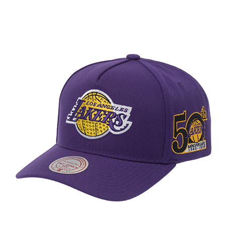 Бейсболка MITCHELL NESS арт. HP14041-LALPURP Los Angeles Lakers NBA (фиолетовый)