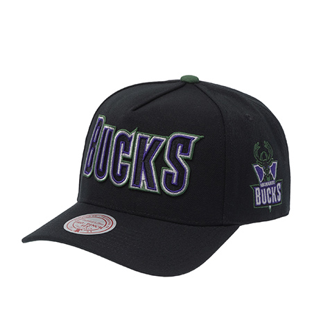 Бейсболка MITCHELL NESS арт. HP12159-MBUBLCK Milwaukee Bucks NBA (черный)