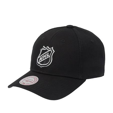 Бейсболка MITCHELL NESS арт. EU1053-NHLLOGO-BLK Logo NHL (черный)