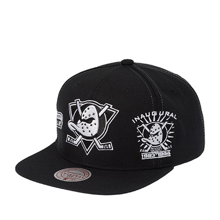 Бейсболка MITCHELL NESS арт. HS12816-ADUBLCK Anaheim Ducks NHL (черный)