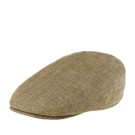 Кепка LIERYS арт. 6213504 DRIVER CAP LINEN HERRINGBONE (светло-коричневый)