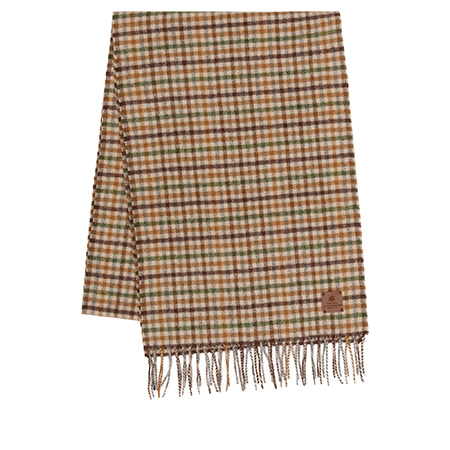 Шарф AMANDA CHRISTENSEN арт. 440532 SCARF (коричневый / зеленый)