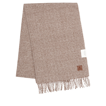 Шарф AMANDA CHRISTENSEN арт. 440534 SCARF (коричневый / бежевый)