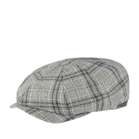 Кепка WIGENS арт. 101868 NEWSBOY CLASSIC CAP (серый / голубой)