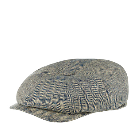 Кепка WIGENS арт. 101879 NEWSBOY RETRO CAP (серый / синий)