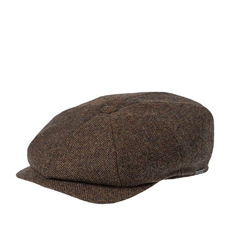 Кепка WIGENS арт. 102063 NEWSBOY RETRO CAP (коричневый / оливковый)