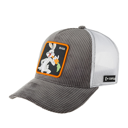 Бейсболка CAPSLAB арт. CL/LOO8/1/CT/BUG6 Looney Tunes Bugs Bunny (серый)