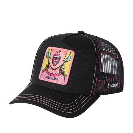 Бейсболка CAPSLAB арт. CL/0/1/CAS2/DRE1 Pop Icons Dreamland (черный / розовый)