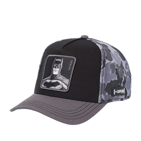 Бейсболка CAPSLAB арт. CL/DC8/1/PCT/TEA DC Comics Batman (серый / черный)