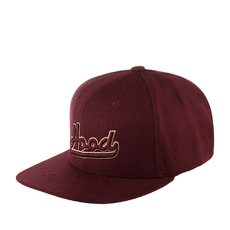 Бейсболка HOOD арт. 100-MWL045-HD001-MN Hood 3D VI (бордовый)