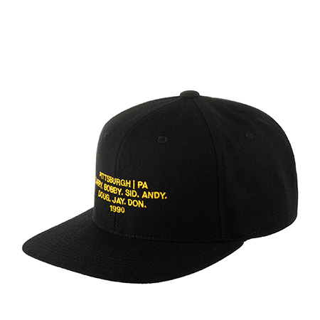 Бейсболка HOOD арт. 100-MWL076-PA012-BK Pittsburgh Name (черный)