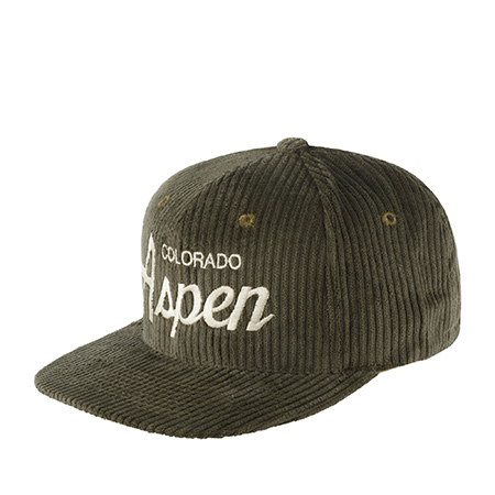 Бейсболка HOOD арт. 103-SWC001-CO001-BD Aspen Cord (оливковый)