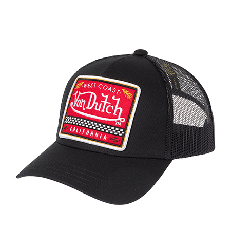 Бейсболка VON DUTCH арт. VD/0/CAS1/BLKA  (черный)