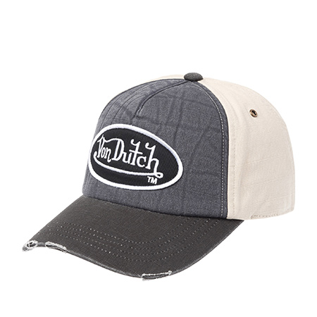 Бейсболка VON DUTCH арт. VD/0/CAS1/JACK7B  (синий / темно-серый)