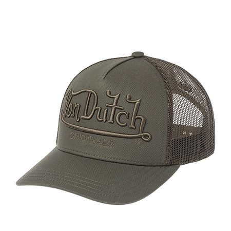 Бейсболка VON DUTCH арт. VD/1/CB/EMB/04  (оливковый)