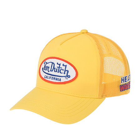 Бейсболка VON DUTCH арт. VD/1/CT/POLY/11  (желтый)