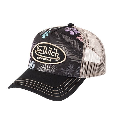 Бейсболка VON DUTCH арт. VD/1/CT/SUBL/17 (черный)