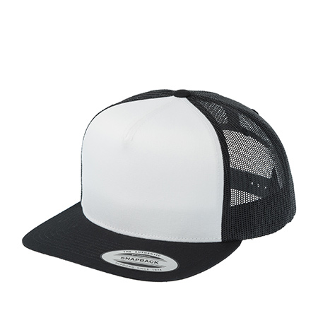 Бейсболка FLEXFIT арт. 6005FW NO FOAM (черный / белый)