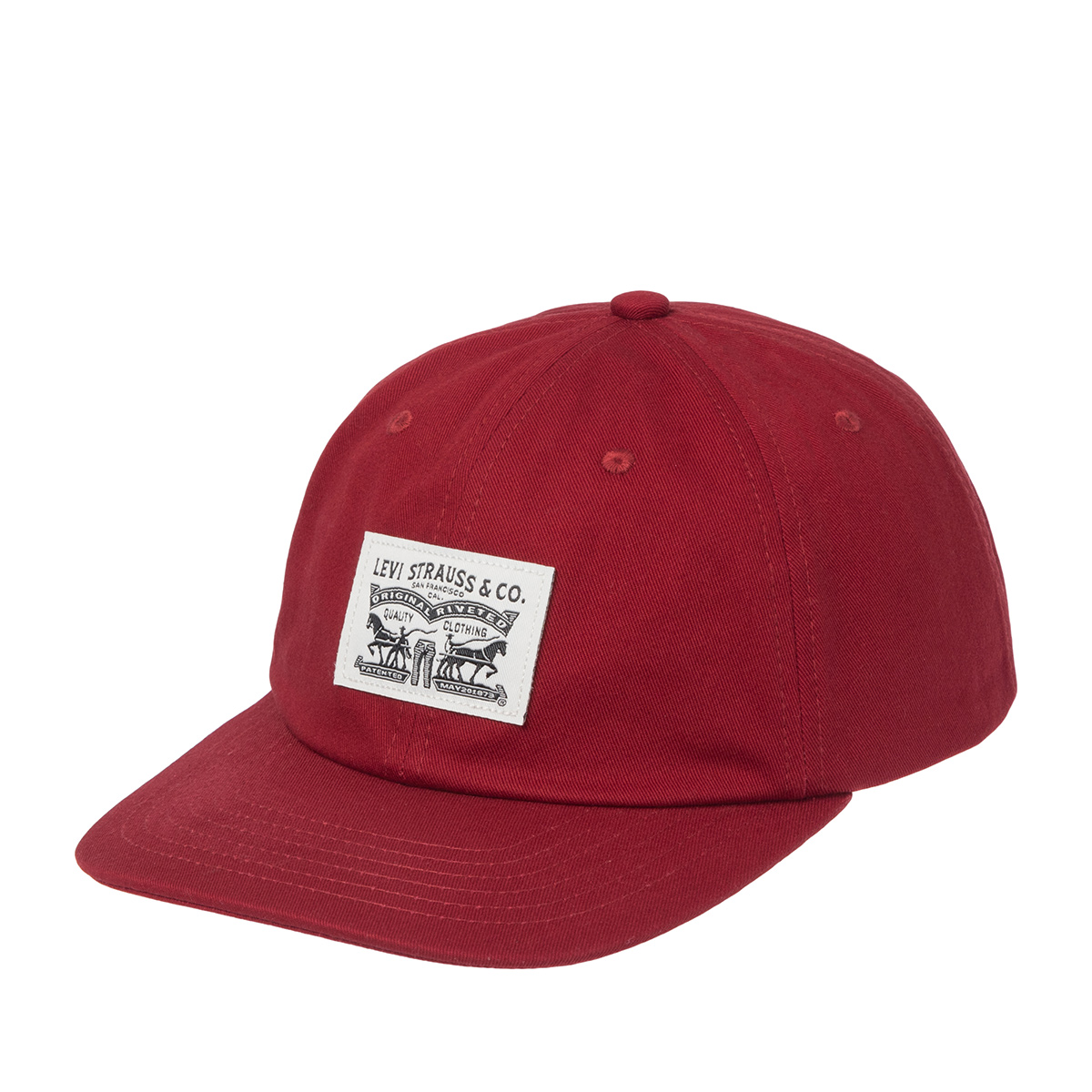 Бейсболка LEVIS арт. 000A9-0018 Relaxed Dad Heritage Cap (dull red)