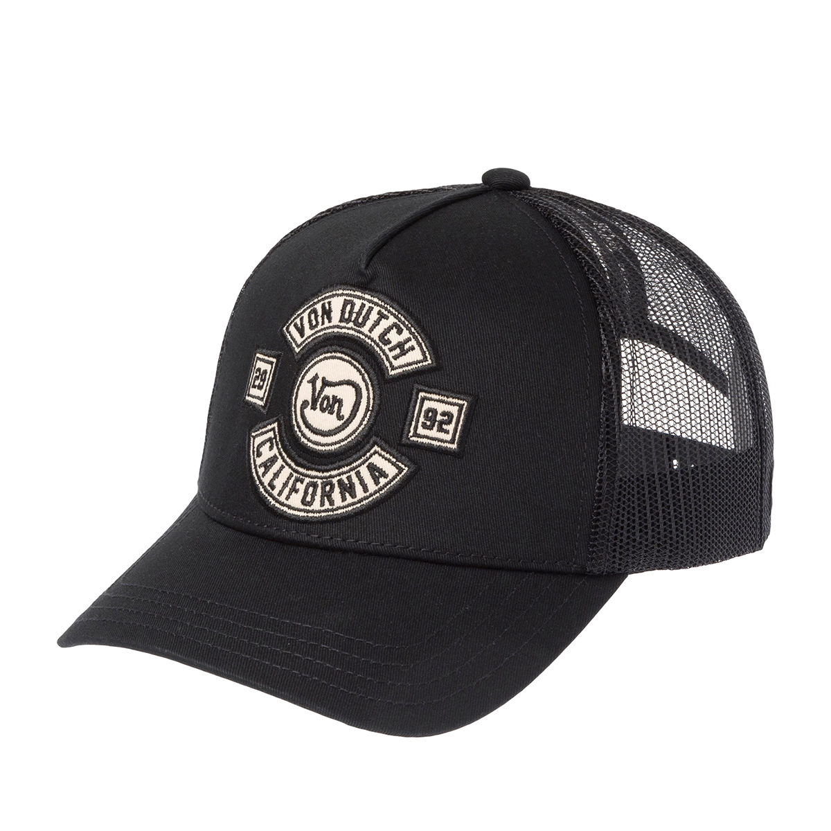 Бейсболка VON DUTCH арт. VD/0/CAS1/BIK/BLA  (черный)