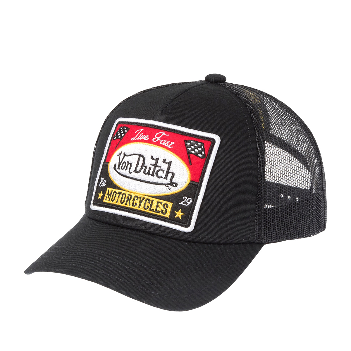Бейсболка VON DUTCH арт. VD/0/CAS1/BLACKY1B  (черный)
