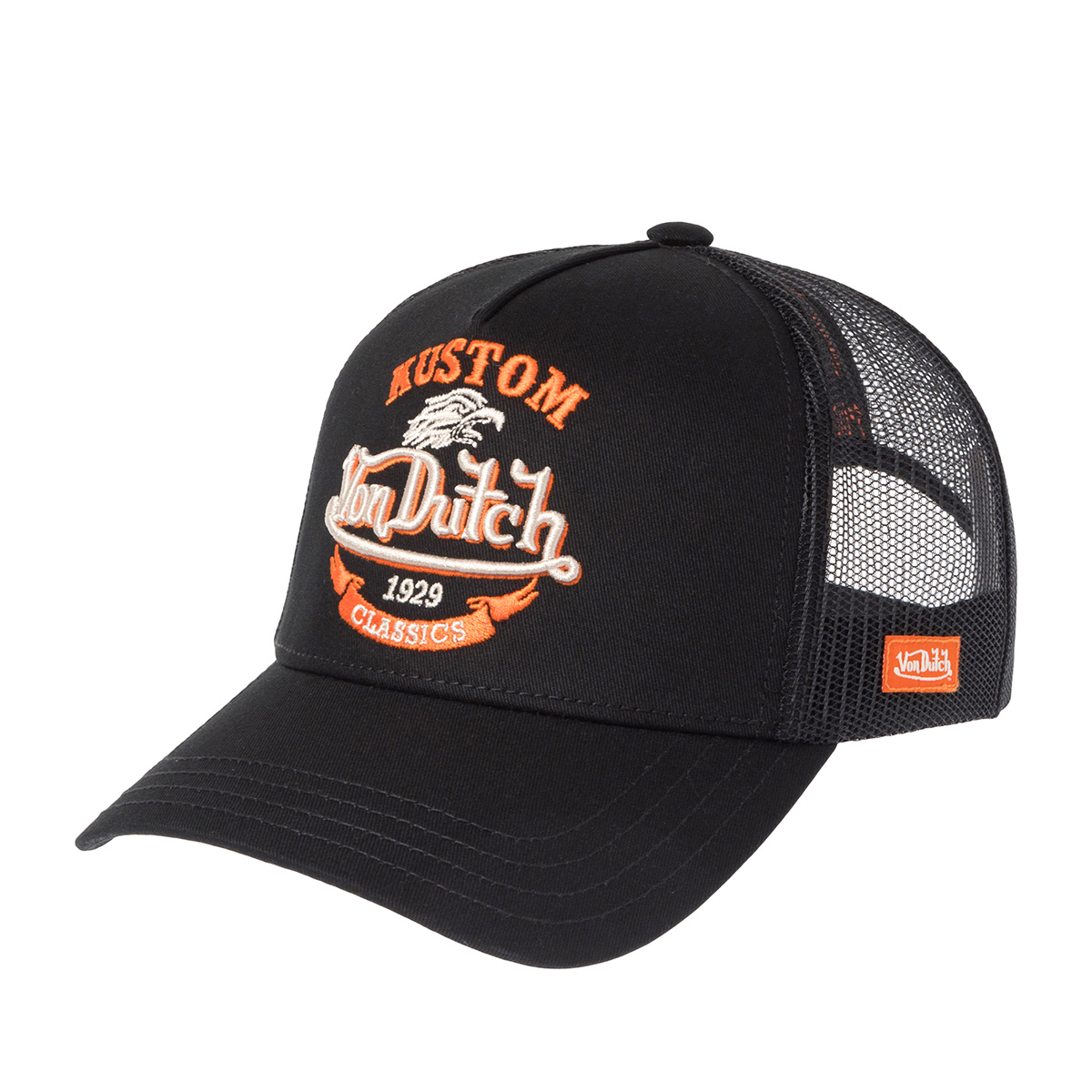 Бейсболка VON DUTCH арт. VD/0/CAS1/EAG/BLK  (черный)