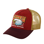 Бейсболка STETSON арт. 7761128 TRUCKER CAP EAGLE HEAD (бордовый / красный)