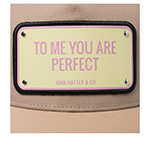 Бейсболка JOHN HATTER арт. 1-1053-L00 To Me You Are Perfect (бежевый / кремовый)
