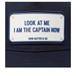 Бейсболка JOHN HATTER арт. R-1048-U00 Look At Me I Am The Captain Now (синий)