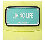 Бейсболка JOHN HATTER арт. R-1085-U00 Living Life (желтый)