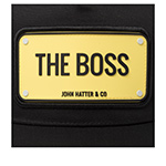 Бейсболка JOHN HATTER арт. R-1094-U00 The Boss (черный)