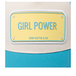 Бейсболка JOHN HATTER арт. R-1120-L00 Girl Power (голубой / белый)