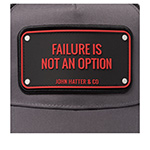 Бейсболка JOHN HATTER арт. R-1160-U00 Failure Is Not An Option (серый)