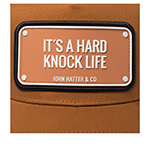 Бейсболка JOHN HATTER арт. R-1167-U00 It´S A Hard Knock Life (светло-коричневый)