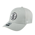 Бейсболка 47 BRAND арт. K-MVP15WBV-GY Brooklyn Nets NBA (светло-серый)