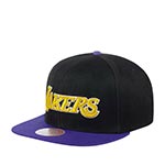 Бейсболка MITCHELL NESS арт. 6HSSJS19078-LALBKPR Los Angeles Lakers NBA (черный / фиолетовый)